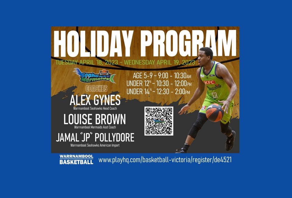 WARRNAMBOOL BASKETBALL’S SCHOOL HOLIDAY PROGRAM (featuring Big V